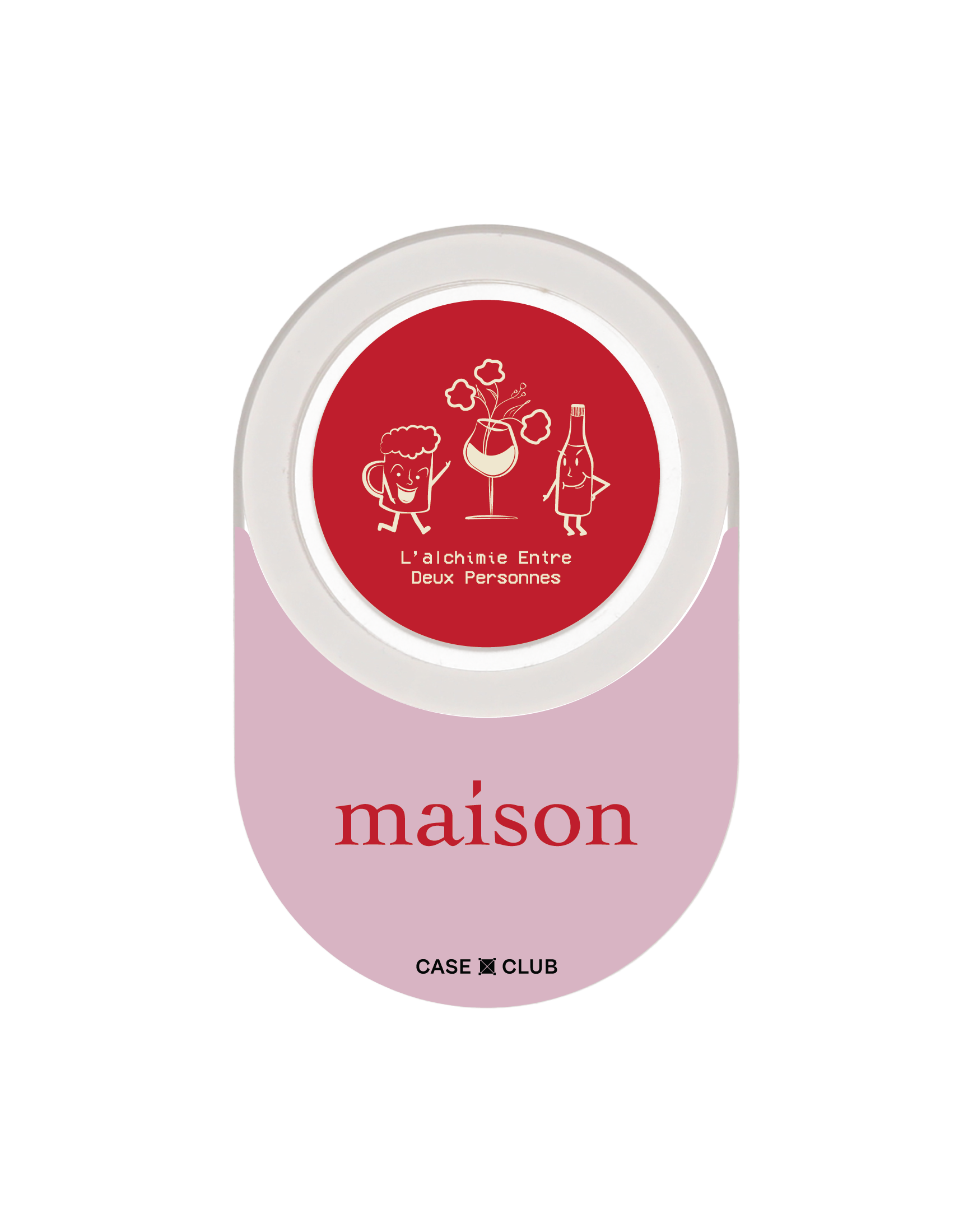 Clear PopGrip maison KEEPS The Chemistry