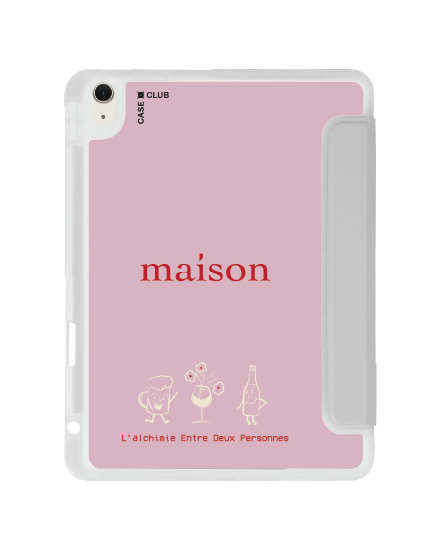 ipad air4/5/6/7 11" 2025 (m2/m3) clear grey maison keeps the chemistry