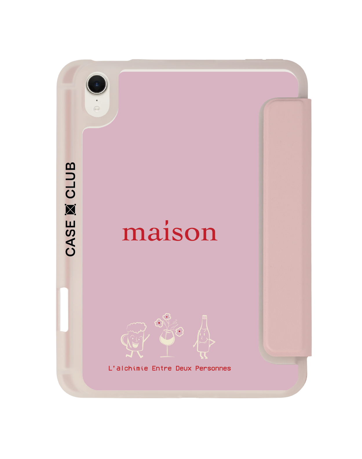 เคสใส iPad Mini 7 สีชมพู maison KEEPS The Chemistry