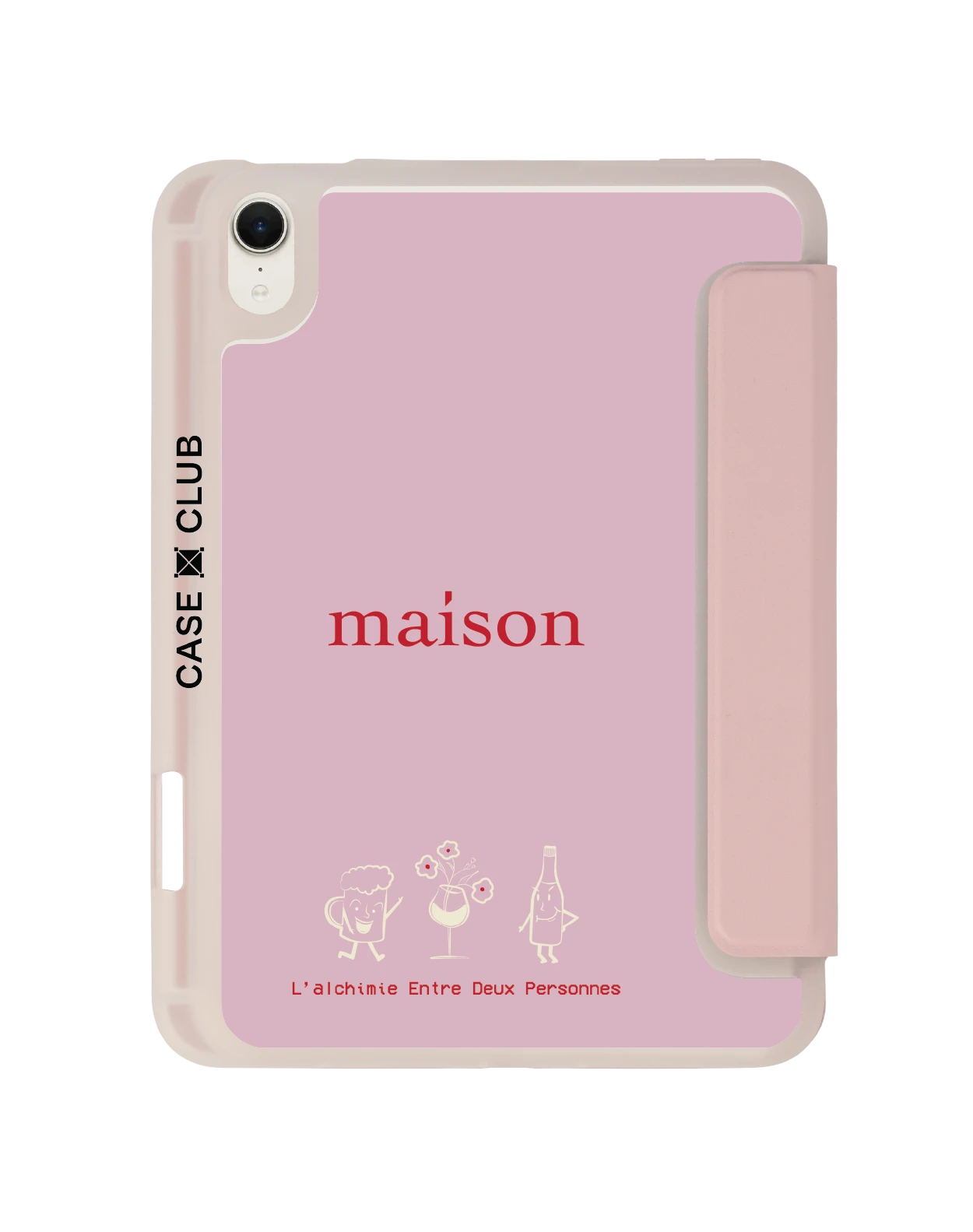 ipad mini 7 clear pink maison keeps the chemistry