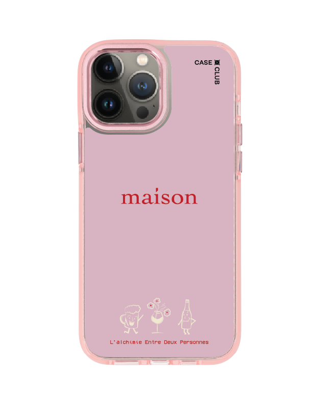 iPhone 13 Pro Max Clear Pink MagSafe maison KEEPS The Chemistry