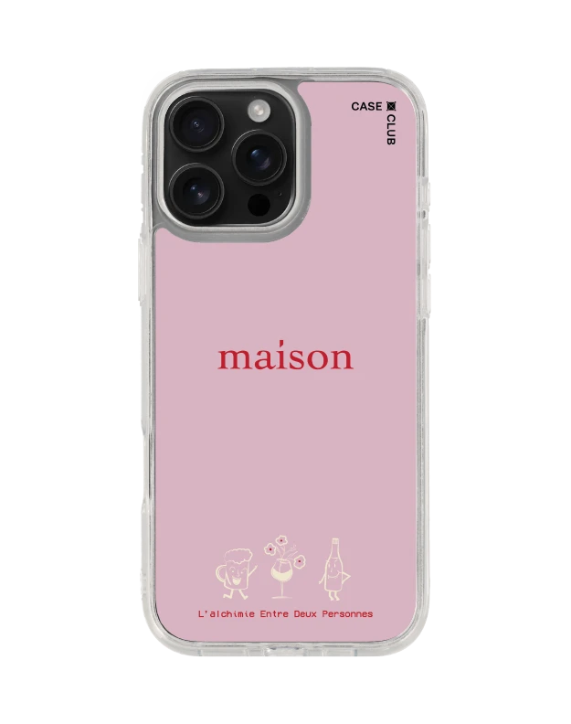 เคสใส iphone 16 pro max maison keeps the chemistry