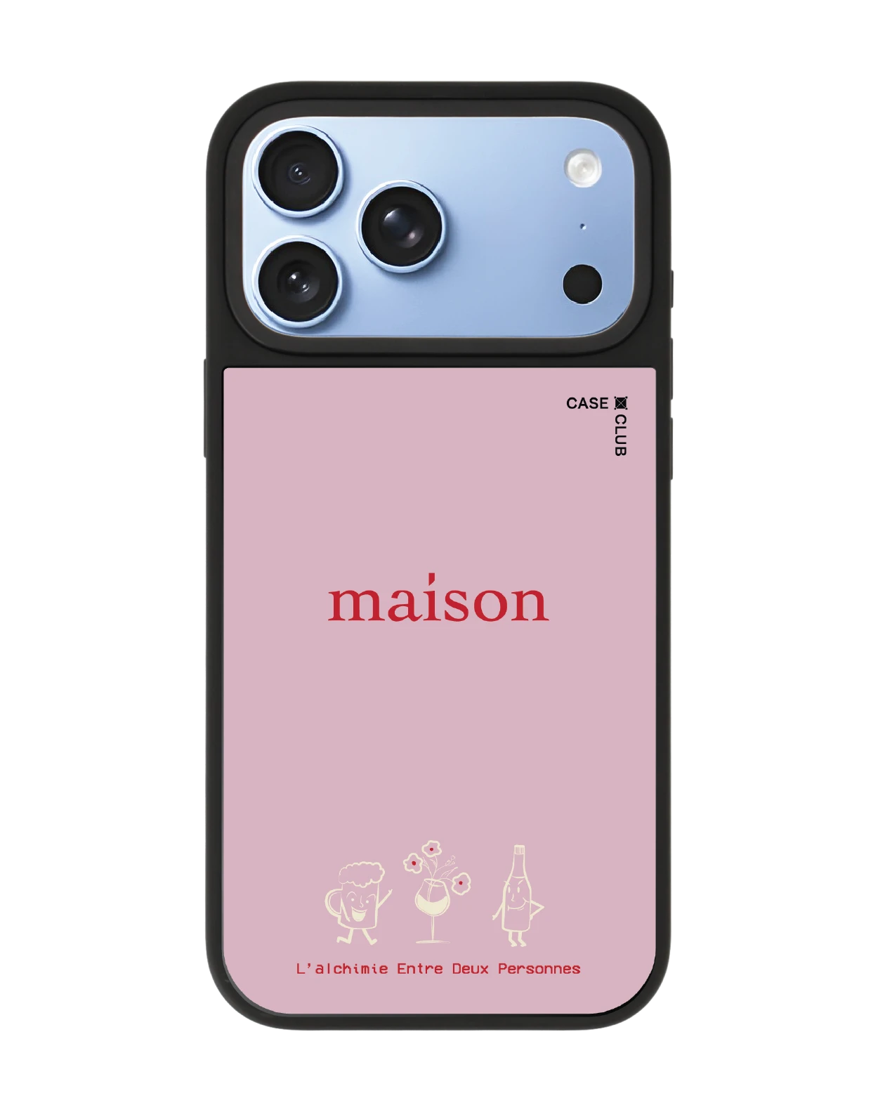 เคสกระจกดำด้าน iphone 18 pro max magsafe maison keeps the chemistry