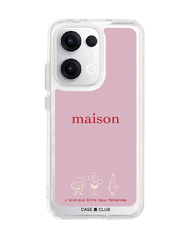 เคสใส oppo reno 13 maison keeps the chemistry