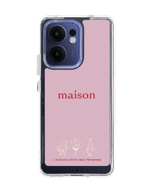 เคสใส oppo reno 13f maison keeps the chemistry