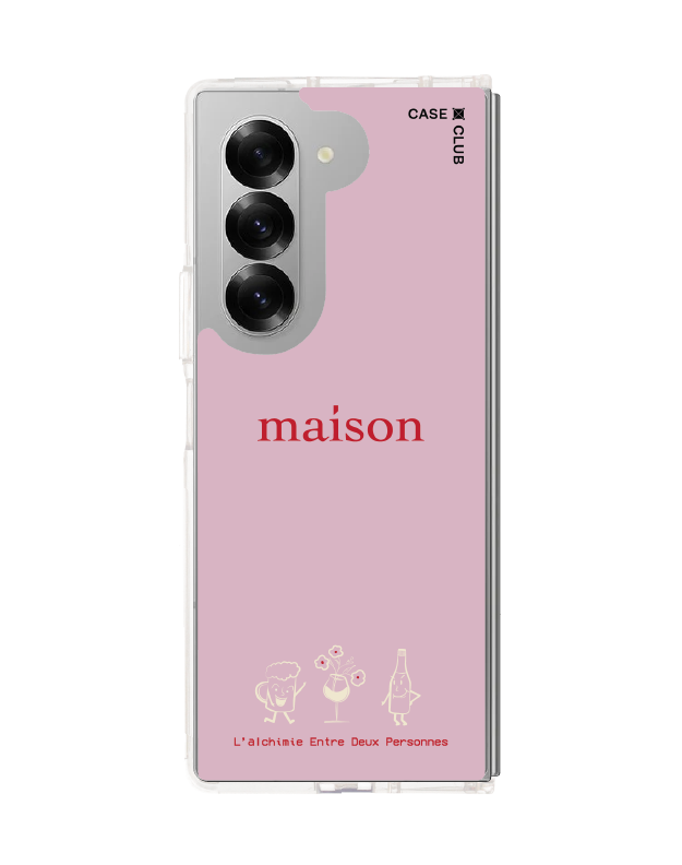 Samsung Galaxy Z Fold 6 Clear Case maison KEEPS The Chemistry