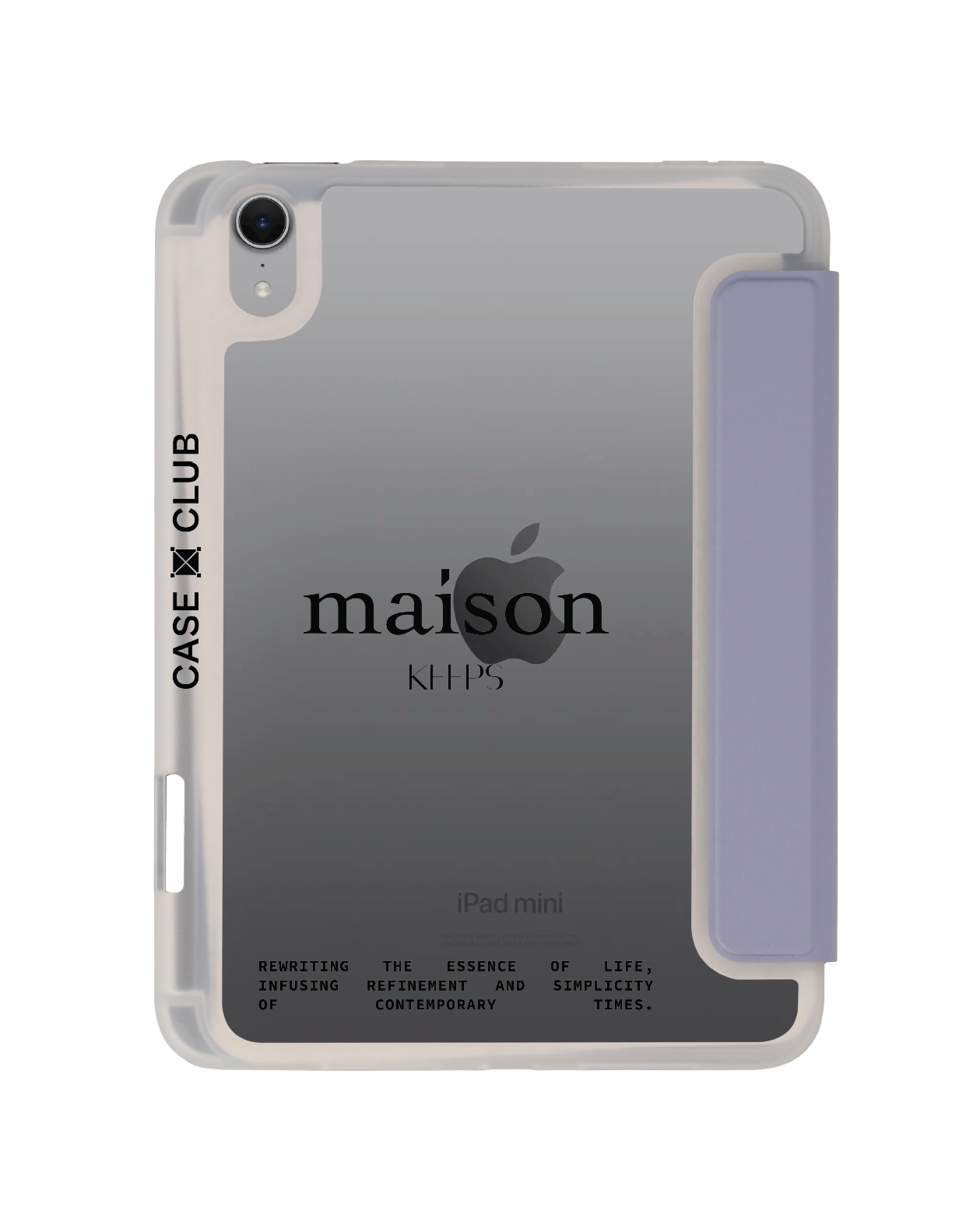 เคสใส iPad Mini 7 สีม่วง maison KEEPS The Fundamental