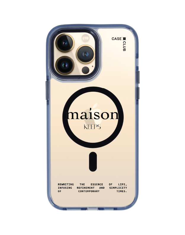 iPhone 14 Pro Max Clear Blue MagSafe maison KEEPS The Fundamental