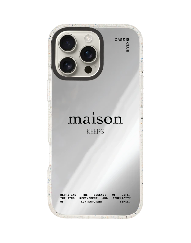 iphone 16 pro max clear mirror magsafe maison keeps the fundamental