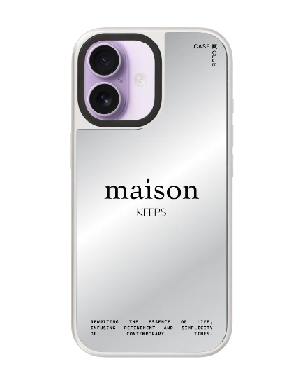 เคสกระจก iphone 17 magsafe maison keeps the fundamental