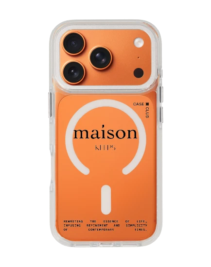 iphone 17 pro clear white magsafe maison keeps the fundamental