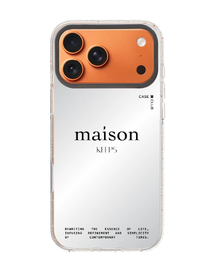 iphone 17 pro max clear mirror magsafe maison keeps the fundamental