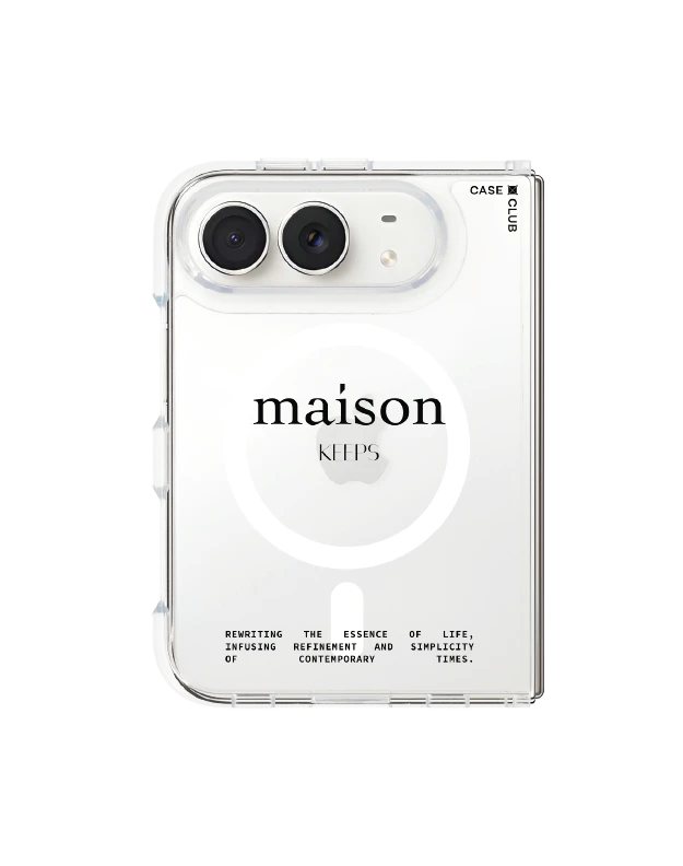 เคสใส iphone duo magsafe maison keeps the fundamental