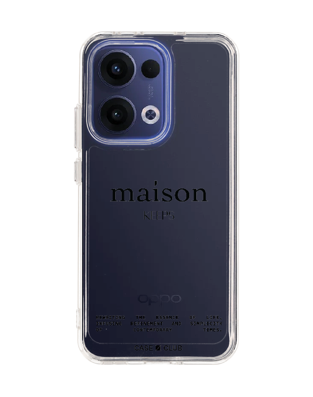 เคสใส oppo reno 13 maison keeps the fundamental
