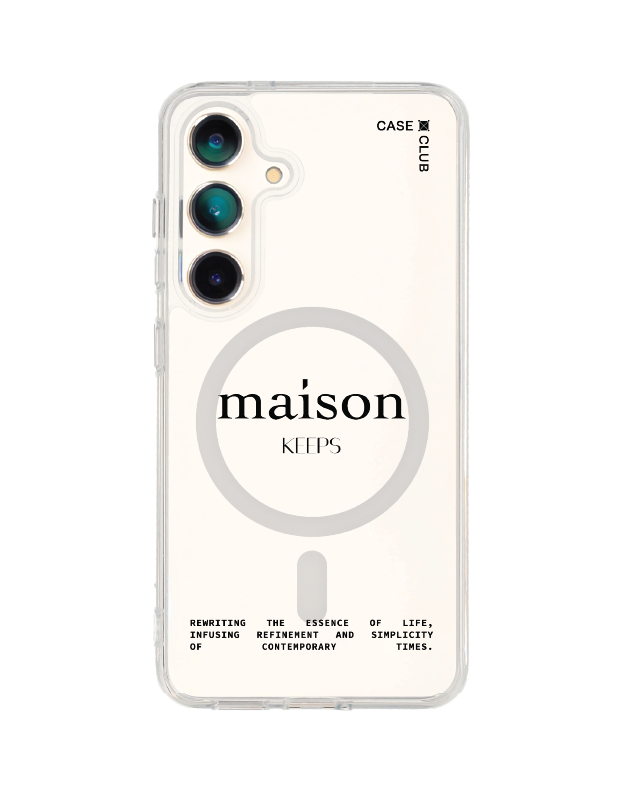 เคสใส samsung galaxy s25 magsafe maison keeps the fundamental
