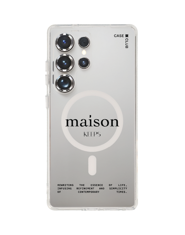 เคสใส Samsung Galaxy S25 Ultra MagSafe maison KEEPS The Fundamental