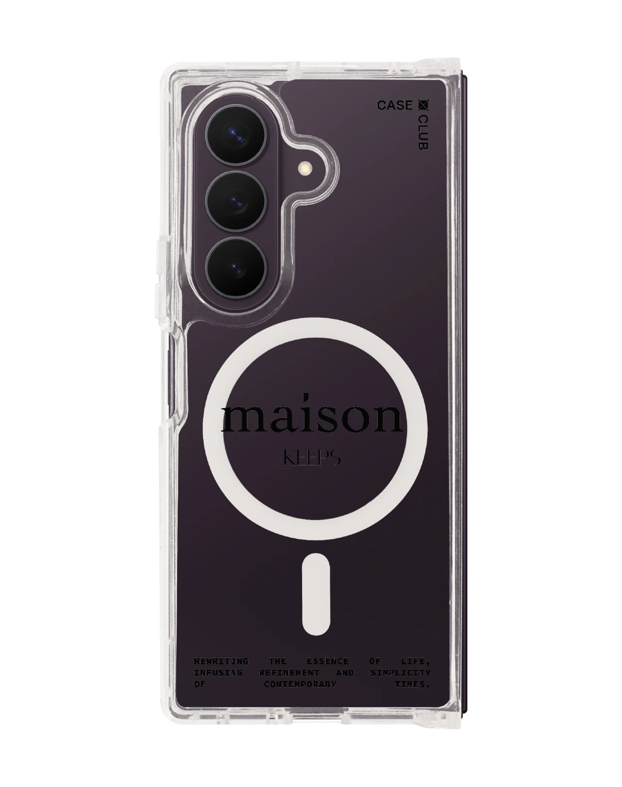 เคสใส samsung galaxy z fold 8 ultra magsafe maison keeps the fundamental