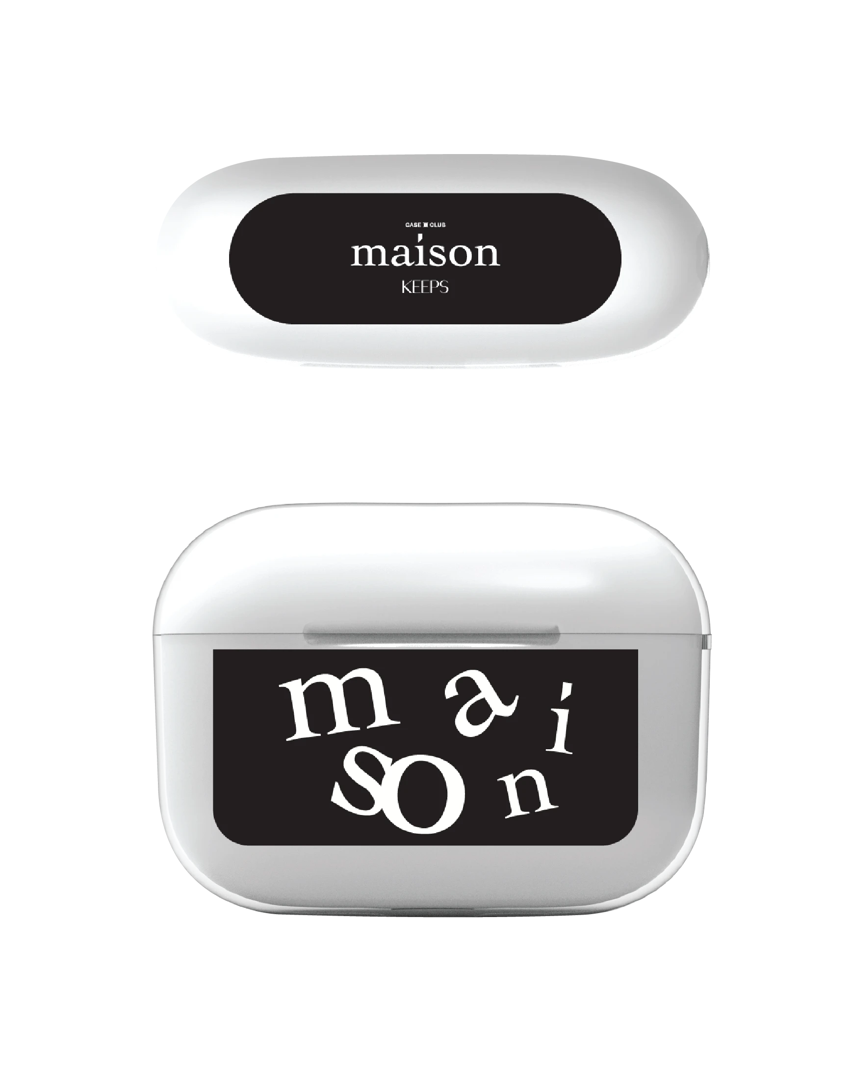 airpods pro 2 clear case maison keeps the imbalance