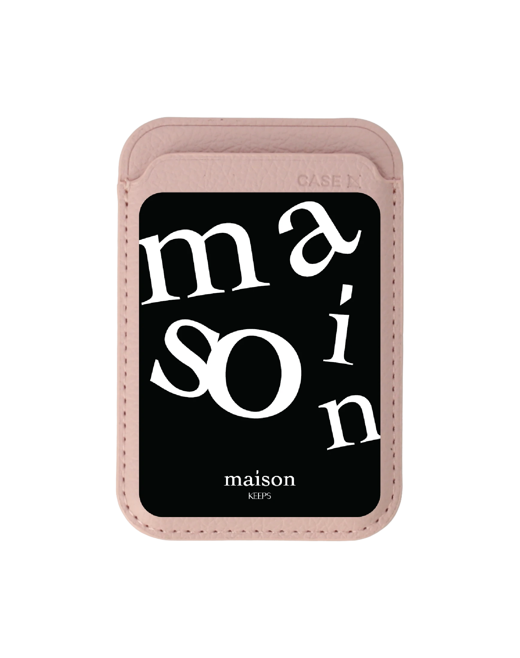 baby pink wallet magsafe maison keeps the imbalance
