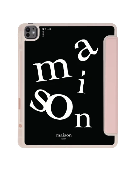 เคสใส ipad air6/7 13" 2025 (m2/m3) สีชมพู maison keeps the imbalance