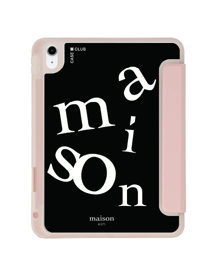 ipad gen 10th/11th 2025 clear pink maison keeps the imbalance