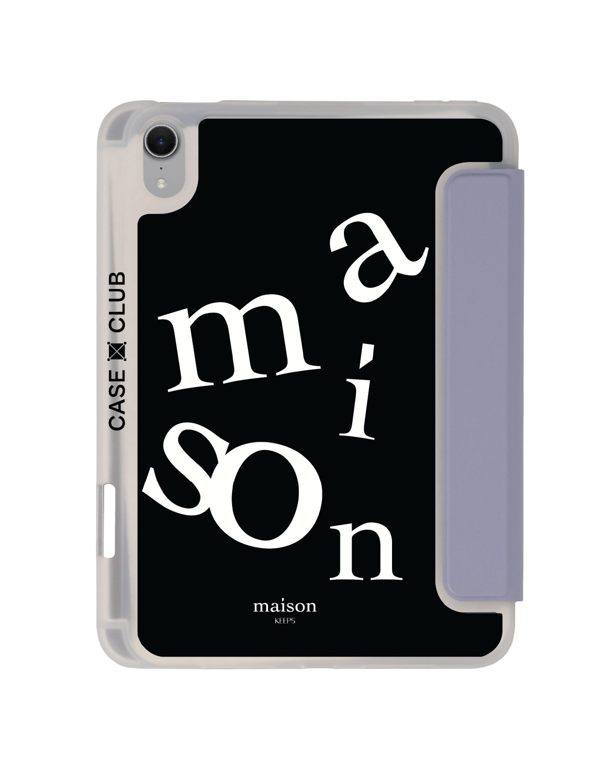 เคสใส iPad Mini 7 สีม่วง maison KEEPS The Imbalance