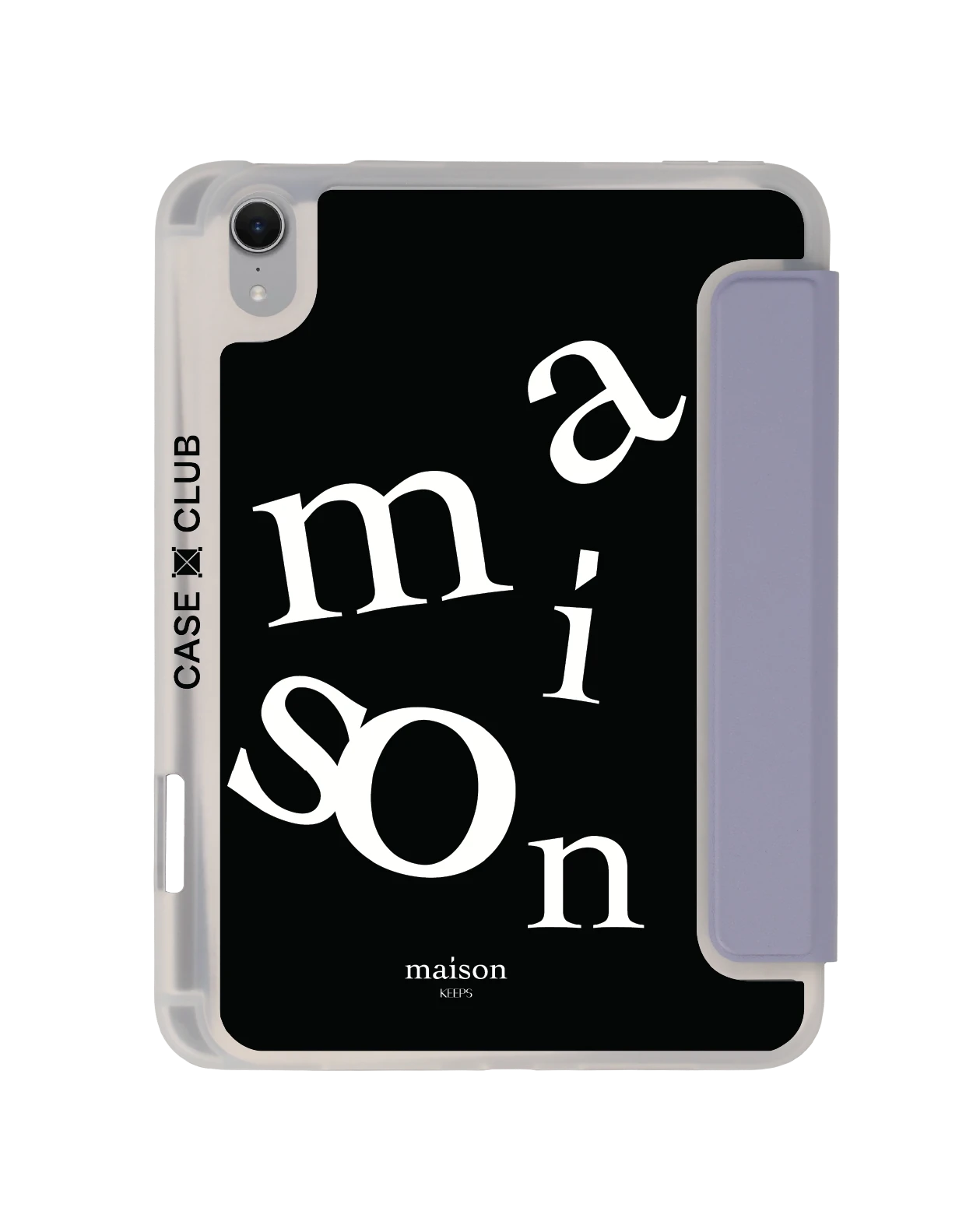 เคสใส ipad mini 7 สีม่วง maison keeps the imbalance