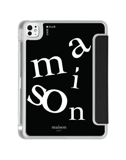 ipad pro 11" (2024) clear black maison keeps the imbalance