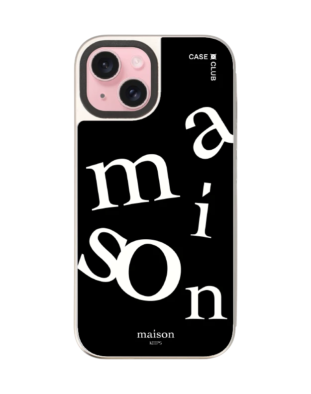 เคสกระจก iphone 15 magsafe maison keeps the imbalance