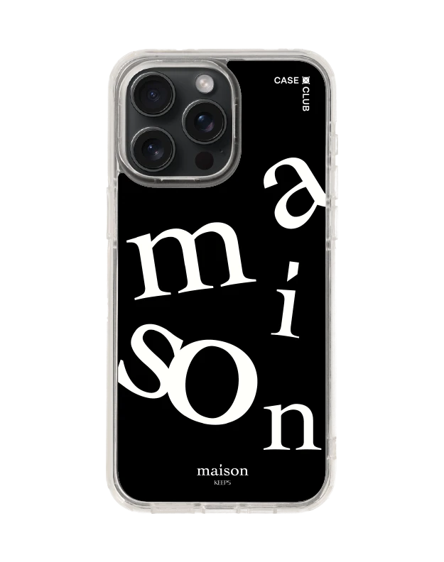 เคสใส iphone 15 pro max magsafe maison keeps the imbalance