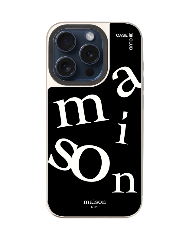 เคสกระจก iphone 15 pro magsafe maison keeps the imbalance