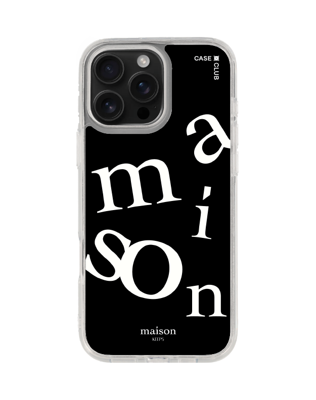 iPhone 16 Pro Max Clear Case maison KEEPS The Imbalance