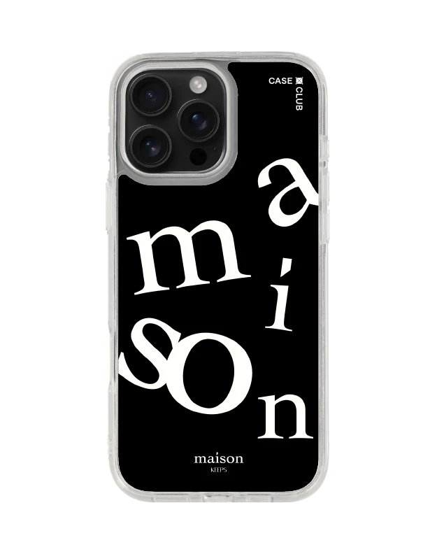 เคสใส iphone 16 pro max maison keeps the imbalance