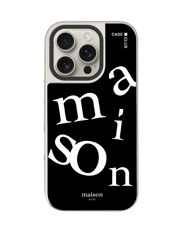 เคสกระจก iphone 16 pro max magsafe maison keeps the imbalance