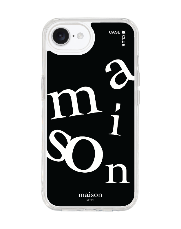 เคสใส iPhone 16e maison KEEPS The Imbalance