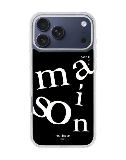 เคสใส iphone 17 pro max maison keeps the imbalance