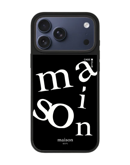 เคสกระจก iphone 17 pro max matte magsafe maison keeps the imbalance