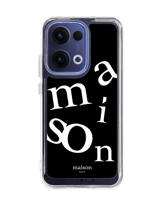 oppo reno 13 clear case maison keeps the imbalance