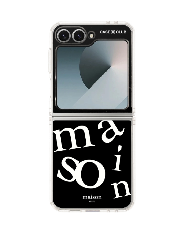 Samsung Galaxy Z Flip 6 Clear Case maison KEEPS The Imbalance
