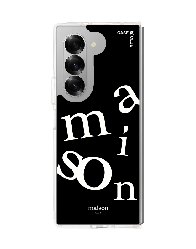Samsung Galaxy Z Fold 6 Clear Case maison KEEPS The Imbalance