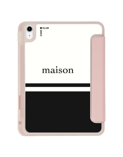 ipad gen 10th/11th 2025 clear pink maison keeps the pacific
