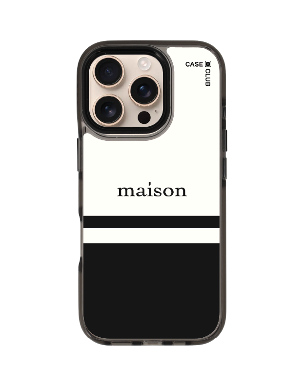 iPhone 16 Pro Clear Black MagSafe maison KEEPS The Pacific