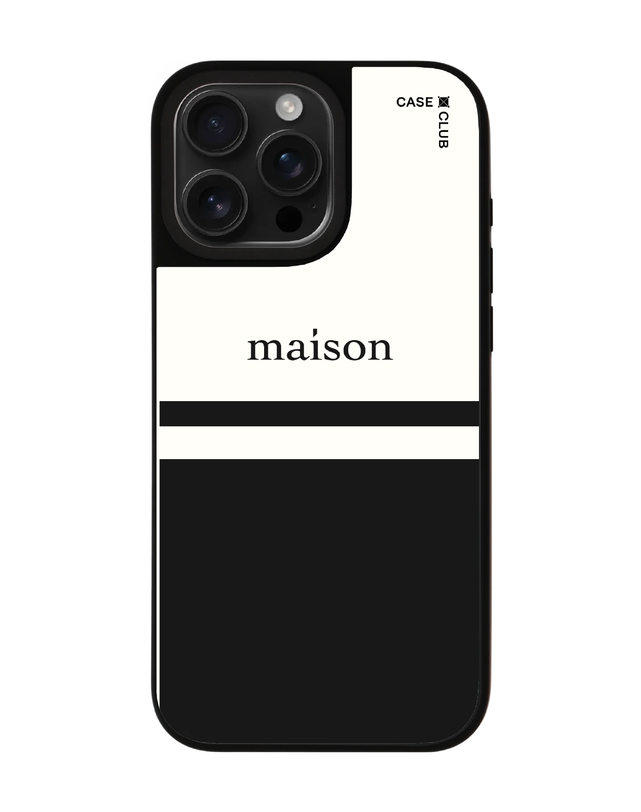 เคสกระจกดำด้าน iphone 16 pro max magsafe maison keeps the pacific