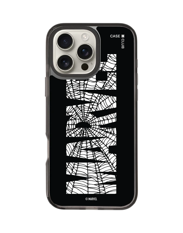 iphone 16 pro max black mirror magsafe marvel โลโก้สีดำสุดอาร์ต
