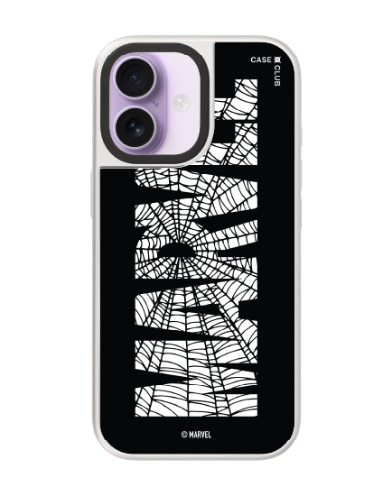 เคสกระจก iphone 17 magsafe marvel โลโก้สีดำสุดอาร์ต