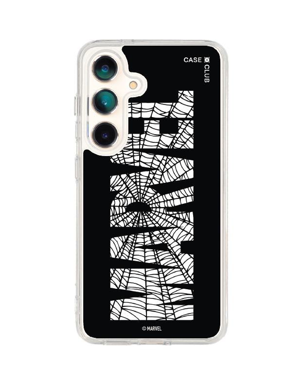 Samsung Galaxy S25 Clear MagSafe Marvel Black Logo