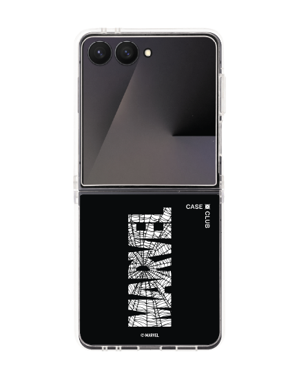 samsung galaxy z flip 7 clear magsafe marvel black logo