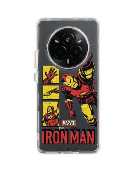 Realme 14 Pro Clear Marvel Iron Man Comic