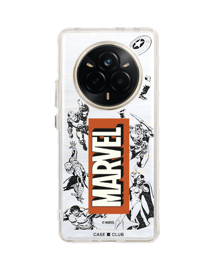 Realme 14 Pro Clear Marvel Mix Character