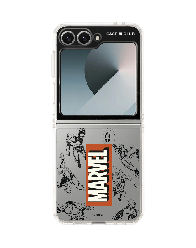 เคสใส samsung galaxy z flip 6 marvel mix character